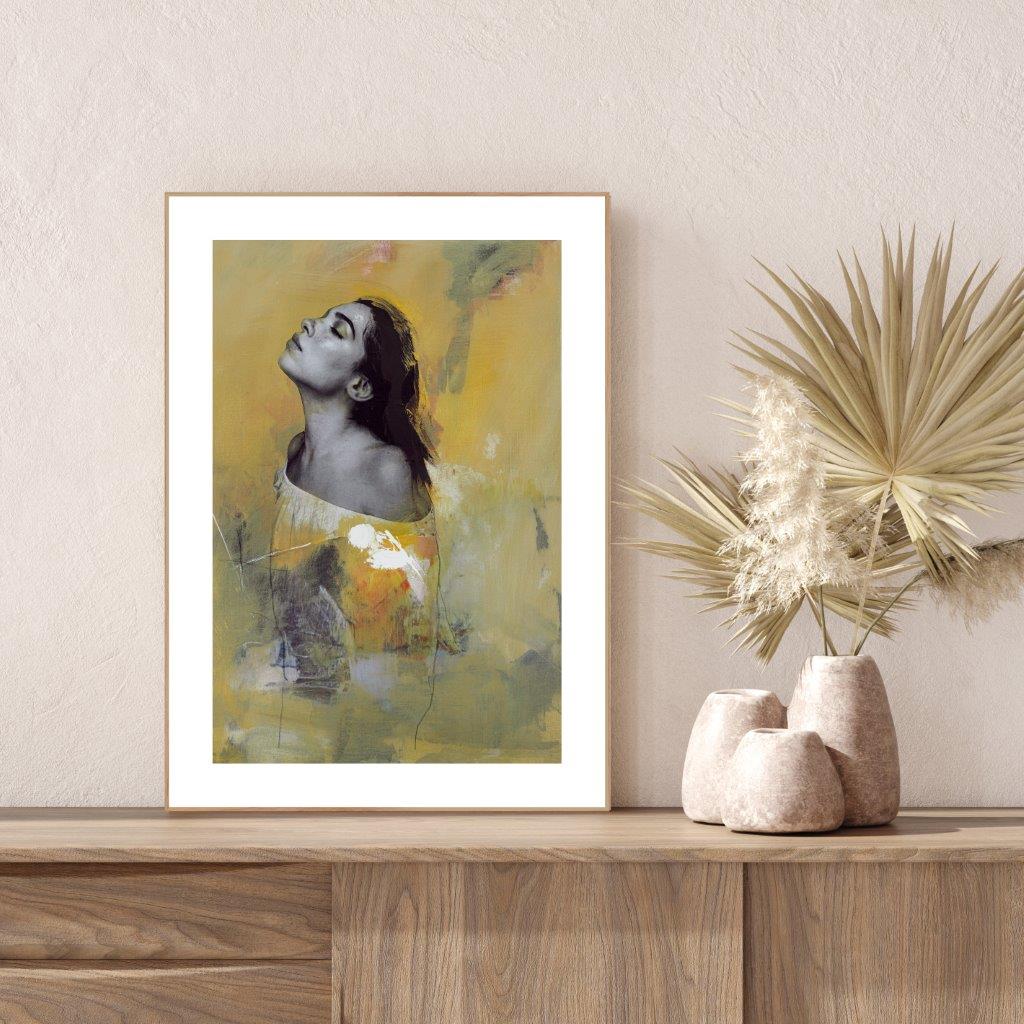 That feeling | INDRAMMET BILLEDE Indrammet billede MF 30x40 Egeramme