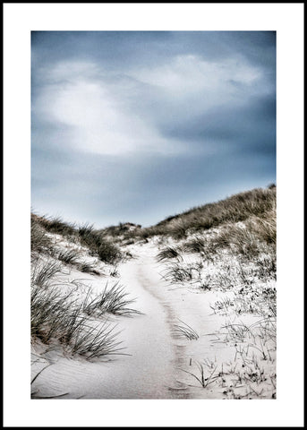 The path | INDRAMMET BILLEDE Indrammet billede MF 30x40 Sort