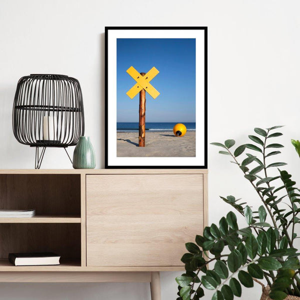 Yellow and blue | PLAKAT Plakat MF